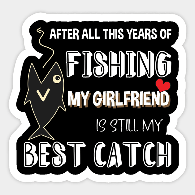 FISHING MY GIRLFRIEND Sticker by Didier97